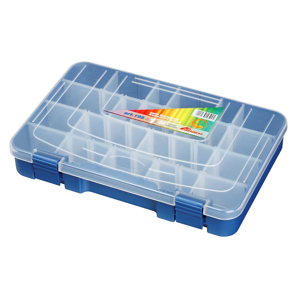 195 Fishing Tackle Box, Fixtures & Fittings Organiser, Storage Box