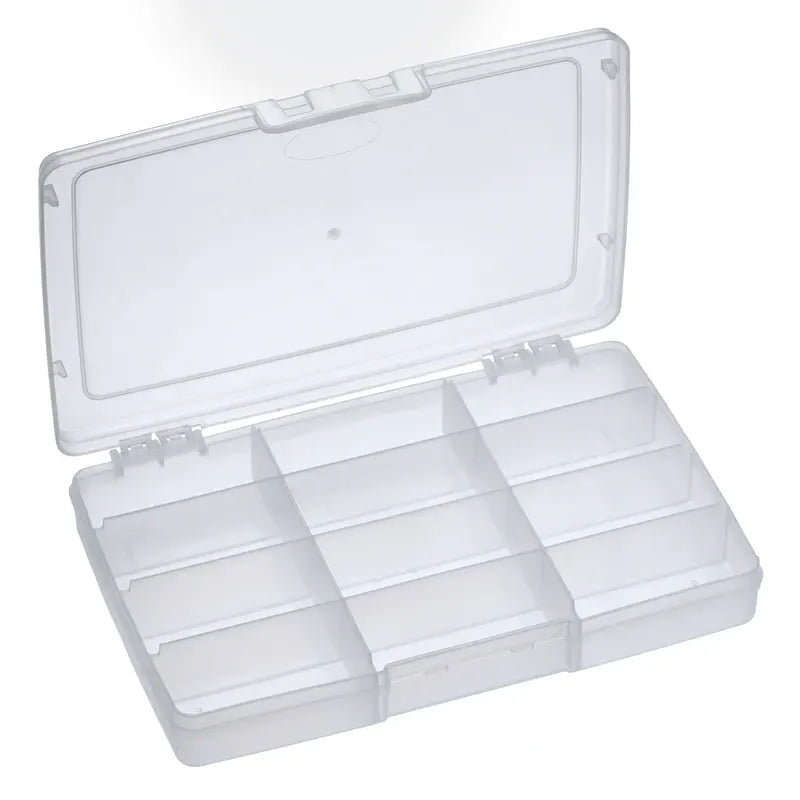 191 Fishing Tackle Box, Fixtures & Fittings Organiser - 12 Compartments