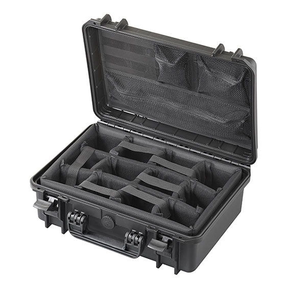 MAX Case MAX430CAMORG Rugged IP67 Rated Professional Photography Camera Case With Padded Dividers & Lid Organiser
