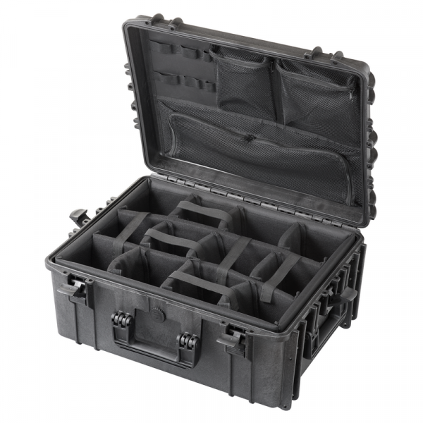 MAX Case MAX540H245CAMORG Rugged IP67 Rated Professional Photography Camera Case With Padded Dividers & Lid Organiser